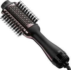 Hair Dryer Brush Blow Dryer in One, Upgraded 4 in 1 Hair Dryer and Styler Volumizer with Negative Ion Anti-frizz Ceramic Titanium Barrel Hot Air Hair Straightener Brush