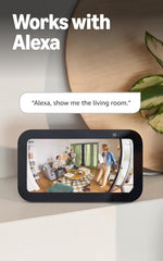 TM-0066 | Ring Indoor Cam, Home or business security in 1080p HD video, White
