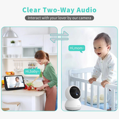 TM-0061 | ALAGA Indoor Camera, 3K HD Indoor Security Camera, 360° Pan/Tilt Pet Camera