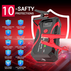 TM-0227 | SCSTARTX QD-208 2000A Car Jump Starter 12V 7L Gas 4L Diesel Power Bank