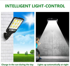 TM-0038 | Outdoor LED Solar Street Light, Waterproof Solar Security Wall Light with Remote Control