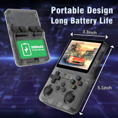 VGBUS R36S Handheld Game Console 3.5-Inch IPS Screen Retro Gaming Console,3500mAh, Built in 20000+ Games