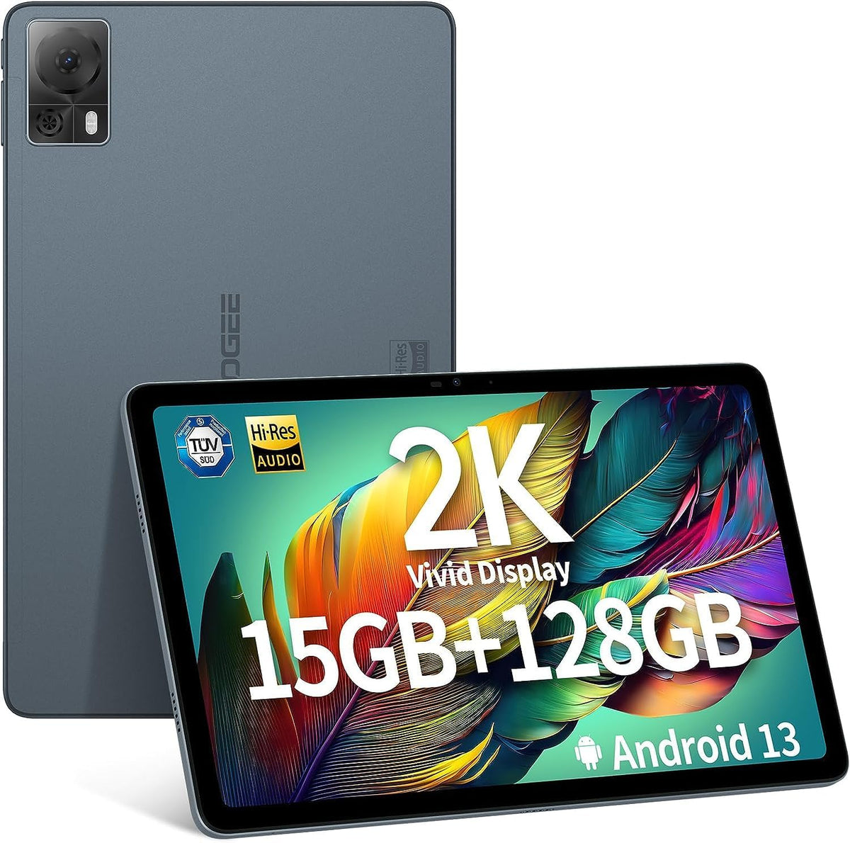 DOOGEE T20S Tablet,2K Vivid 10.4'' Android 13 Tablets,15GB+128GB Octa-Core