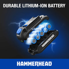 Hammerhead 20V Cordless 2-Tool Combo Kit: Drill and Impact Driver with 1.5Ah Battery and Charger - HCC2020