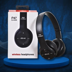 TM-0001 | P47 Wireless Headsets On-Ear Stereo Earphones Longer Playtime