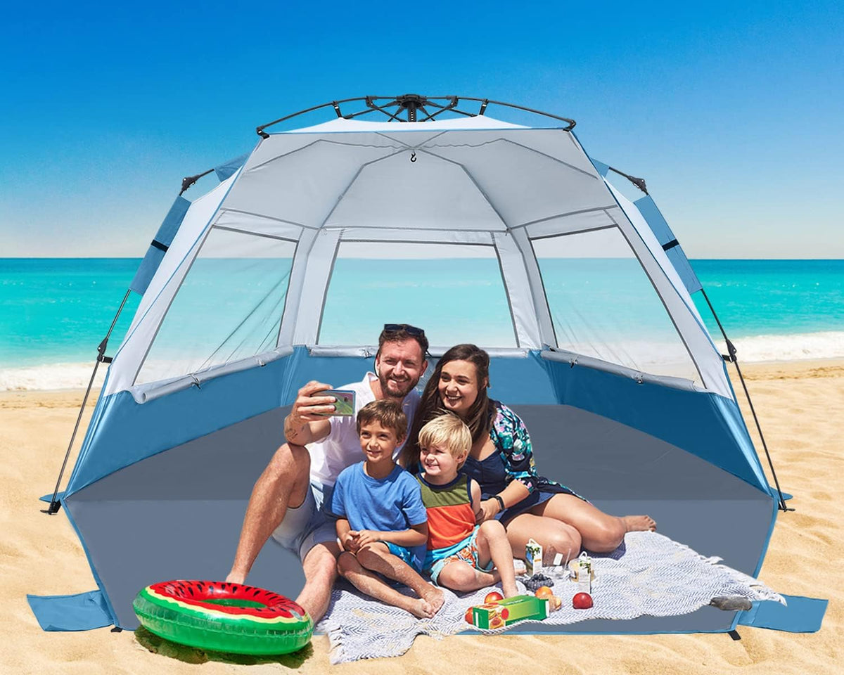 TM-0068 | ABCCAMPING Beach Tent Instant Pop up Sun Shade Shelter