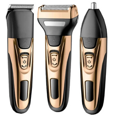 TM-0234 | WAIKIL WL-319 3-in-1 Electric Shaver Beard Hair Body Nose Trimmer Rechargeable
