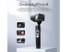 hohem iSteady Pro 4 3-Axis Gimbal Stabilizer for Gopro Hero 11/10/9/8/7/6/5,Handheld Tripod Mount Compatible with DJI OSMO Action,Insta360 ONE R,Support Anti-Shake Wireless Control,IPX4 Splash Proof