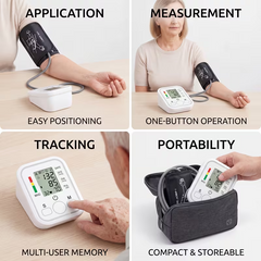 TM-0252 | BEURER Upper Arm Blood Pressure Monitor Digital Automatic One-Touch BP Tester