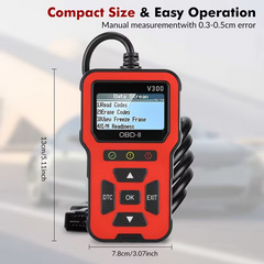 TM-0150 | OBD 2 Scanner Code Reader Car Engine Fault Scanner (Orange)