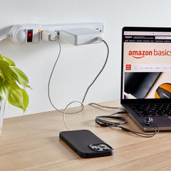 TM-0075 | Amazon Basics Surge Protector Power Strip, 6-Outlet