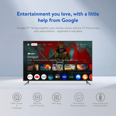 onn 4K Streaming Device, Google TV - Fast Streaming, Ultra HD, 8GB Storage, 2GB RAM, Remote with Voice Control