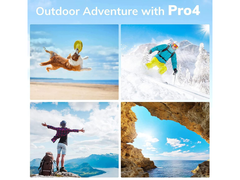 hohem iSteady Pro 4 3-Axis Gimbal Stabilizer for Gopro Hero 11/10/9/8/7/6/5,Handheld Tripod Mount Compatible with DJI OSMO Action,Insta360 ONE R,Support Anti-Shake Wireless Control,IPX4 Splash Proof