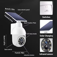 TM-0116 | Solar Simulation Surveillance Camera Spotlight with Smart Human Induction