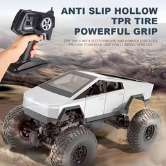 TM-0242 | Terrain Monster Truck RC Toy 2.4GHz 4WD Off-Road Car LED Lights Large Wheels