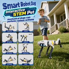 TM-0222 | Smart Robot Dog STEM Toy Voice Control 30+ Actions App Programmable iOS Android