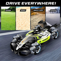 TM-0251 | Drift King RC Stunt Car 2.4GHz High Speed 360° Spin Drift Racing Toy LED Lights