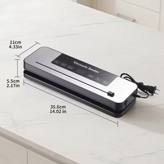 TM-0226 | 65000PA Vacuum Sealer Machine 6-in-1 Dry Moist Modes 10 Bags