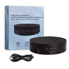 TM-0152 | Motorized Rotating Display Stand with 360° Electronic Turntable