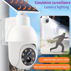 TM-0116 | Solar Simulation Surveillance Camera Spotlight with Smart Human Induction