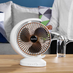 tamACX Four-Speed Adjustment Desk Mini Fan