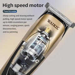 TM-0206 | WAIKIL WL-9100 Hair Clipper Beard Trimmer for Men Personal Care Grooming