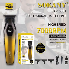 Professional Rechargeable Electric Hair for Clipper Cutter