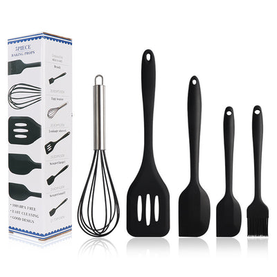 TM-0027 | HEESEM Five-Piece Baking Silicone Kitchen Tools Set Non-stick Cookware