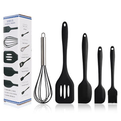 HEESEM Five-Piece Baking Silicone Kitchen Tools Set Non-stick Cookware