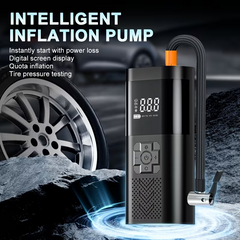 TM-0174 | Portable Digital Tire Inflator Air Compressor Pump