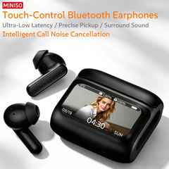 MINISO MS128 Wireless 6.0 Touchscreen Headphones, Gaming Chip 15Ms Low Latency