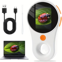 TM-0215 | Digital Microscope 500X Handheld LCD 2" IPS Display 8 LED Lights USB PC Mac