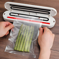 TM-0219 | Vacuum Sealer Machine 90W Food Sealer ZKFK-006 Display 10 Bags Included
