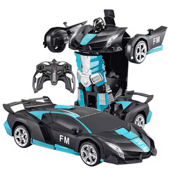 TM-0185 | 1:18 Scale Transforming Remote Control Drift Race Car Car Toy
