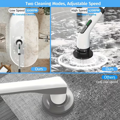 TM-0119 | Cleaning Brush, Multifunctional Electric Spin Scrubber, Dual-speed
