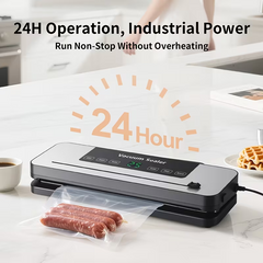 TM-0226 | 65000PA Vacuum Sealer Machine 6-in-1 Dry Moist Modes 10 Bags