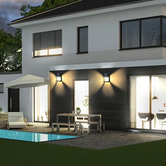 TM-0170 | Outdoor Solar Lights Lamps for Exterior Wall with IP44 with Motion Sensor - 3 Lighting Modes
