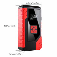 TM-0172 | 15000A Portable Tire Inflator & Jump Starter for Cars, Motorcycles