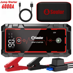 Car Battery Jump Starter, UltraSafe 3000A 12V Lithium Battery Booster Pack Portable Jump Box
