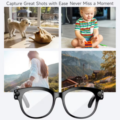 TM-0108 | AI Smart Glasses with Camera, HD Photo & Video Recording