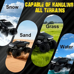 TM-0242 | Terrain Monster Truck RC Toy 2.4GHz 4WD Off-Road Car LED Lights Large Wheels