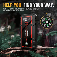 Car Battery Jump Starter, UltraSafe 3000A 12V Lithium Battery Booster Pack Portable Jump Box