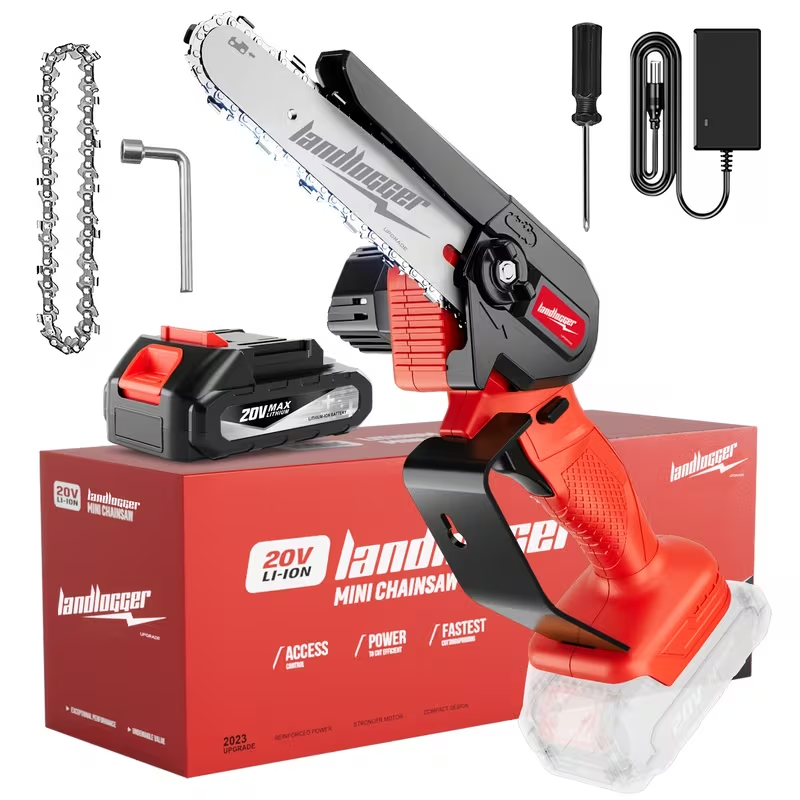 TM-0160 | Mini Cordless Electric Chainsaw Tool Set Comes with An Adjustable Chain & Battery