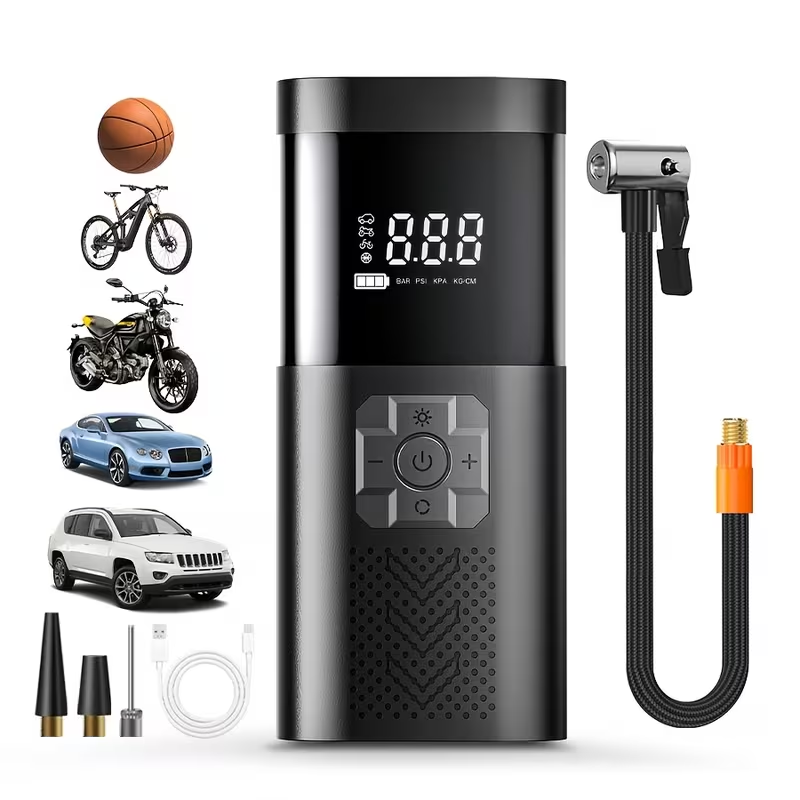 TM-0174 | Portable Digital Tire Inflator Air Compressor Pump