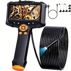 TM-0114 | Endoscope Camera with Light 16ft, 1080P HD Borescope with 8 Adjustable Lights