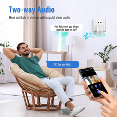 TM-0098 | Wi-Fi Smart Video Doorbell Chime System