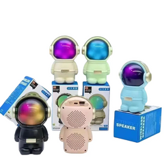 TM-0163 | Astronaut Style Portable Wireless Bluetooth Speaker with Light (Random Color)