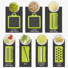 16 in 1 Multifunctional Vegetable Chopper Handle Food Grate Vegetable Slicer