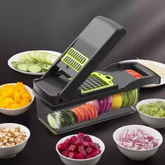 16 in 1 Multifunctional Vegetable Chopper Handle Food Grate Vegetable Slicer