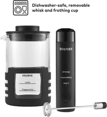 Keurig Simplecafe Frother Rechargeable Handheld Milk Frother for Lattes Cappuc